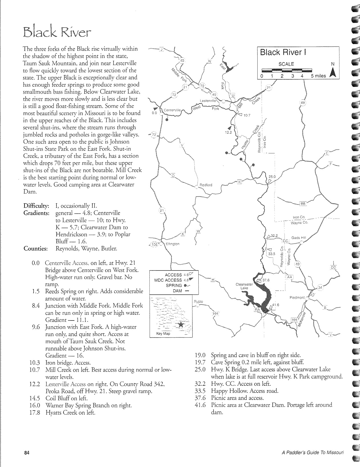 Black R (Paddlers Guide to MO)