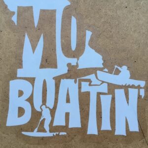 MO Boatin' Vinyl Sticker