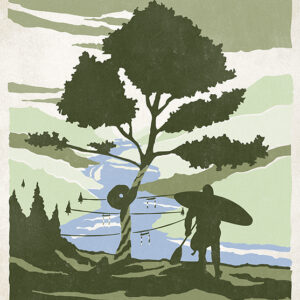 Millstream Gardens Tree Poster